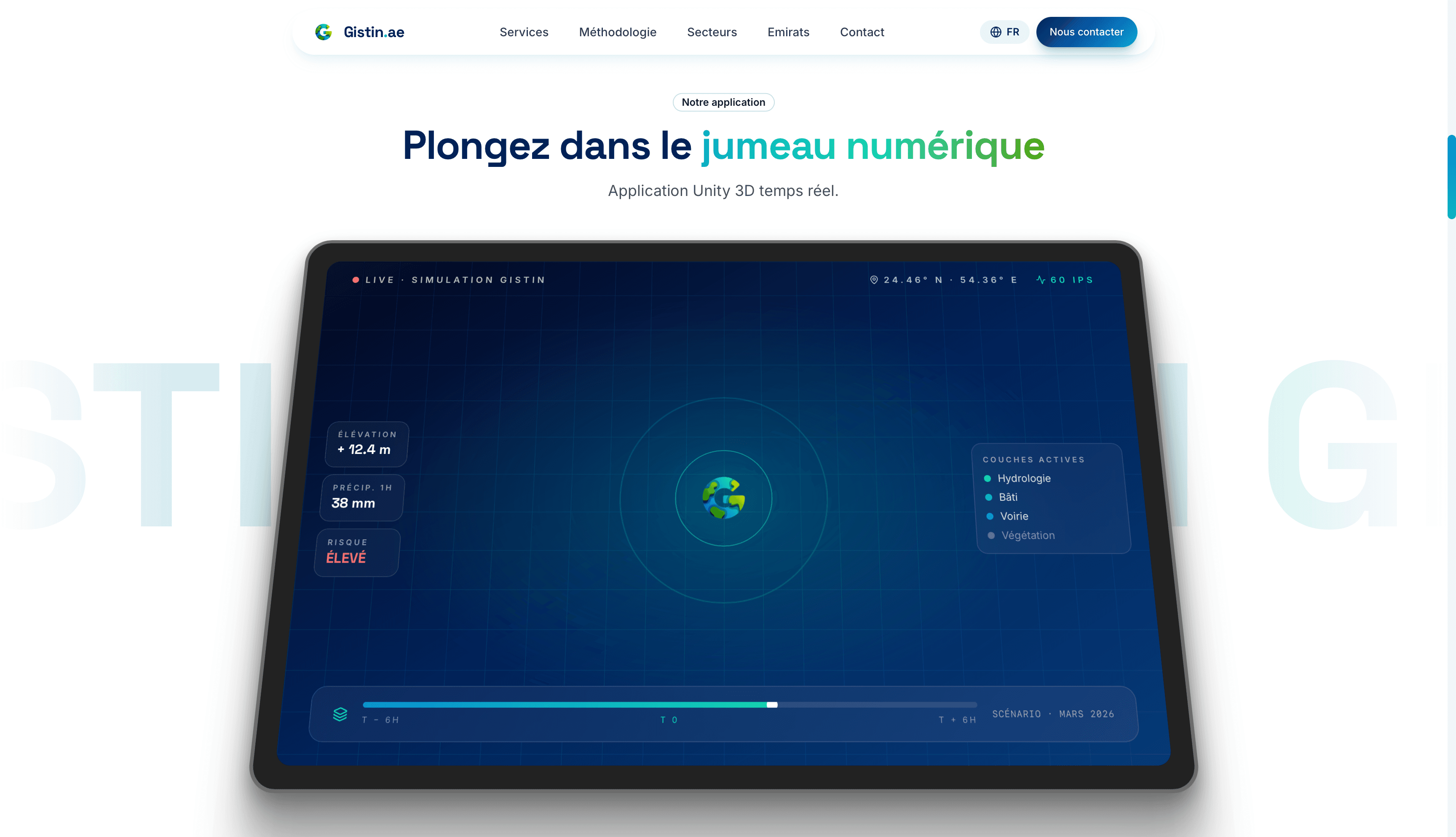 Aperçu du projet Gistin.ae